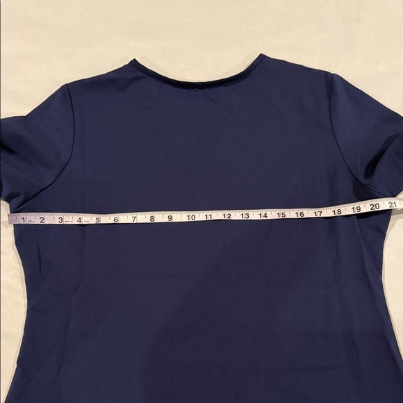 Scrubstar Scrubs Top Women's Navy Blue V-Neck Size M - Picture 10 of 12